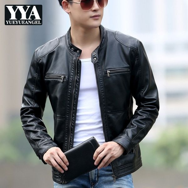 korean fashion motorcycle leather jackets men autumn winter solid slim fit leather coats male casual coats new pu jackets, Black
korean fashion motorcycle leather jackets men autumn winter solid slim fit leather coats male casual coats new pu jackets, Black
