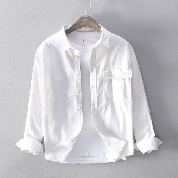 2019 new arrival pocket white shirt men cotton brand shirts for men long-sleeved comfortable shirt mens casual shirts male, White;black
2019 new arrival pocket white shirt men cotton brand shirts for men long-sleeved comfortable shirt mens casual shirts male, White;black