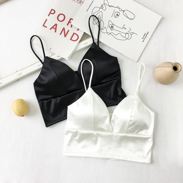 women strap silk smooth plunge bralette bra sleeping brassiere push up bras lingerie wireless bra top, Red;black
women strap silk smooth plunge bralette bra sleeping brassiere push up bras lingerie wireless bra top, Red;black