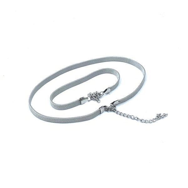chains milanese mesh collar stainless steel for women choker bracelet necklace set jewelry gifts 7mm, Silver
chains milanese mesh collar stainless steel for women choker bracelet necklace set jewelry gifts 7mm, Silver