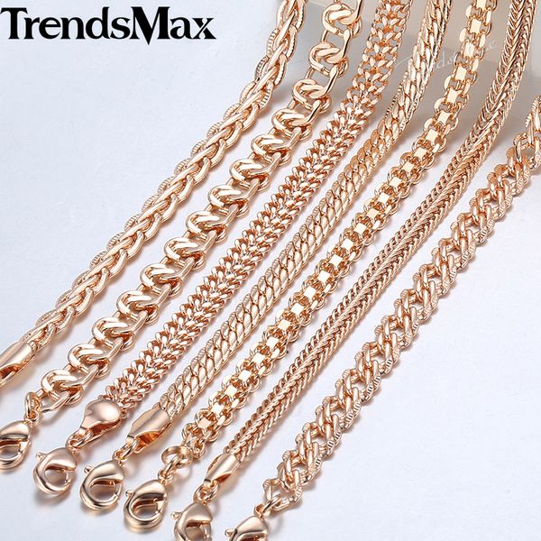 women's men's necklaces 7pcs/lot 585 rose gold curb weaving chains necklace for women men fashion wholesale jewelry 50cm cnn1a, Silver
women's men's necklaces 7pcs/lot 585 rose gold curb weaving chains necklace for women men fashion wholesale jewelry 50cm cnn1a, Silver