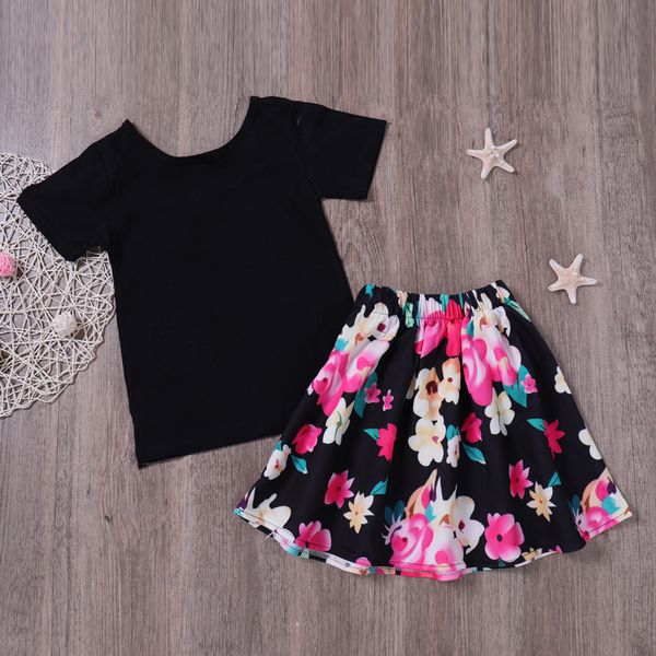 infant baby girl kids black t-shirt+floral printed bubble skirt summer casual outfit playsuit 2pcs set, White
infant baby girl kids black t-shirt+floral printed bubble skirt summer casual outfit playsuit 2pcs set, White
