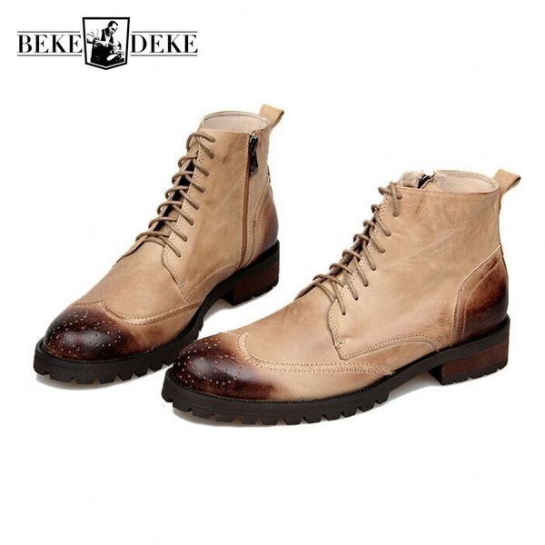 vintage winter men warm fleece lining ankle boots lace up high genuine leather work safety shoes man punk streetwear boots, Black
vintage winter men warm fleece lining ankle boots lace up high genuine leather work safety shoes man punk streetwear boots, Black