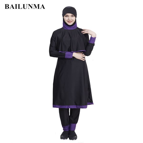 plus size chest pad modest muslim swimwear hajib connection 2 pieces islamic swimsuit for women full cover conservative
plus size chest pad modest muslim swimwear hajib connection 2 pieces islamic swimsuit for women full cover conservative