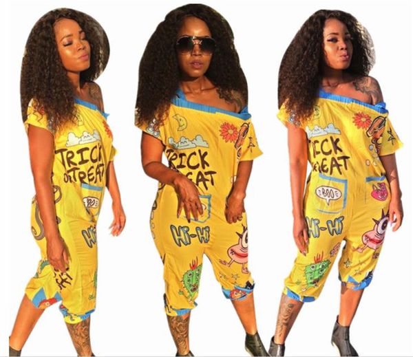New Sashes Slash Neck Womens Jumpsuits Print Short Sleeve Pocket Bodysuit Fashion Print Bell Capris Ladies Rompers
New Sashes Slash Neck Womens Jumpsuits Print Short Sleeve Pocket Bodysuit Fashion Print Bell Capris Ladies Rompers