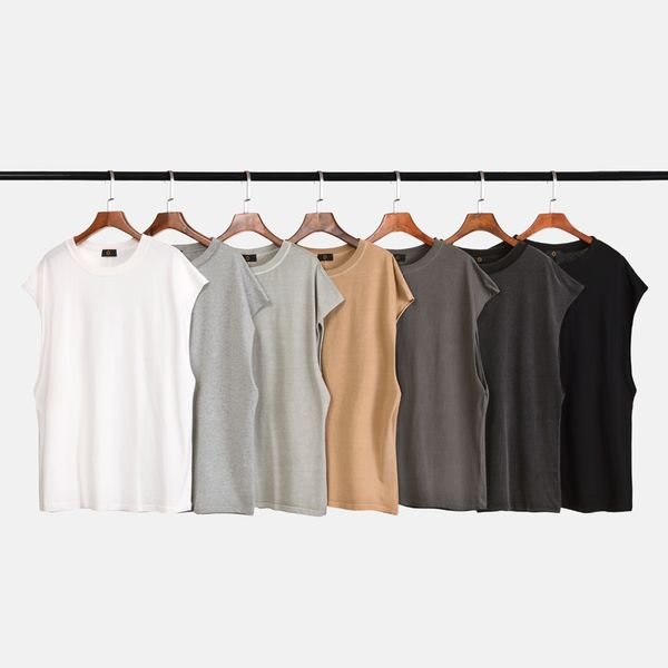 men's t-shirts 7 colors summer mens designer t shirts hip hop vest sleeveless high street solid color t-shirt fashion casual, White;black
men's t-shirts 7 colors summer mens designer t shirts hip hop vest sleeveless high street solid color t-shirt fashion casual, White;black