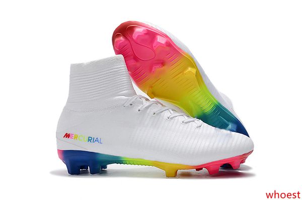 white rainbow original soccer cleats mercurial superfly v sx neymar soccer shoes cristiano ronaldo football boots
white rainbow original soccer cleats mercurial superfly v sx neymar soccer shoes cristiano ronaldo football boots