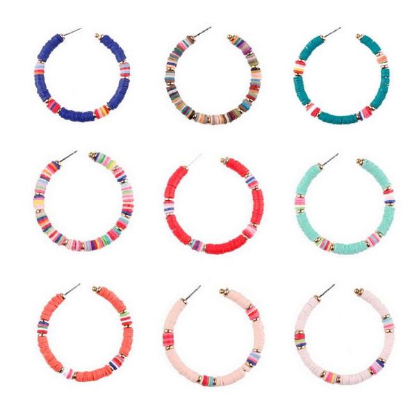 e7317 zwpon colorful polymer clay disc round earrings handmade 2020 new flat heishi disc bead african earrings jewelry wholesale, Golden;silver
e7317 zwpon colorful polymer clay disc round earrings handmade 2020 new flat heishi disc bead african earrings jewelry wholesale, Golden;silver