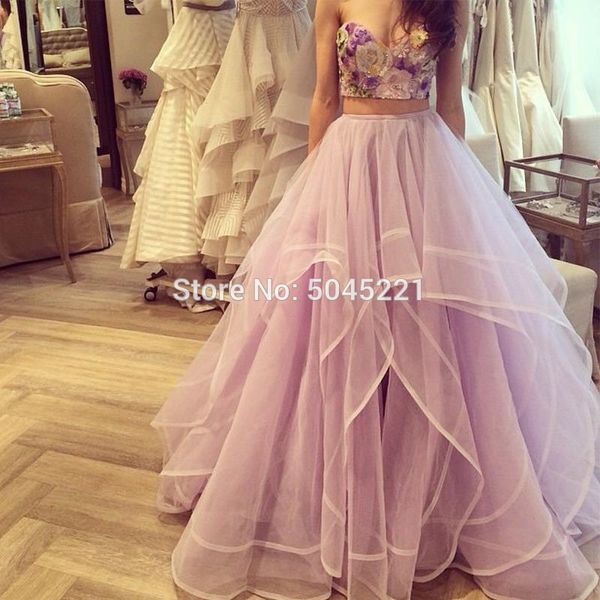 two pieces 3d flower evening dresses for dubai lilac elegant african tulle ruffles prom party dress gowns kaftans saudi arabic, White;black
two pieces 3d flower evening dresses for dubai lilac elegant african tulle ruffles prom party dress gowns kaftans saudi arabic, White;black