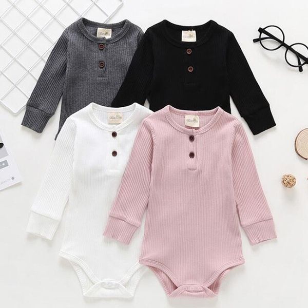 infant solid color cotton rompers onesies toddler gray black pink white bodysuit baby long sleeve round collar jumpsuits, Blue
infant solid color cotton rompers onesies toddler gray black pink white bodysuit baby long sleeve round collar jumpsuits, Blue
