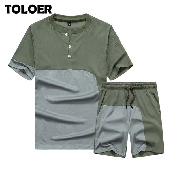 fashion men's summer suit t-shirt+shorts two piece sets casual sportswear men casual t-shirt gym fitness sports suit, Gray
fashion men's summer suit t-shirt+shorts two piece sets casual sportswear men casual t-shirt gym fitness sports suit, Gray