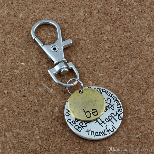 be" happy strong thankfull charm with lobster clasp 50pcs sell antique silver jewelry diy a-175, Bronze;silver
be" happy strong thankfull charm with lobster clasp 50pcs sell antique silver jewelry diy a-175, Bronze;silver