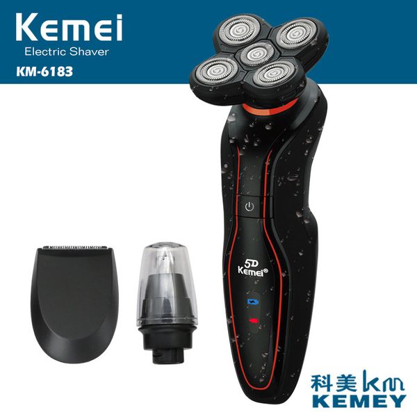 kemei rechargeable 5d electric shaver washable nose trimmer 5 blade beard razor 3 in 1 floating face care men shaving machine
kemei rechargeable 5d electric shaver washable nose trimmer 5 blade beard razor 3 in 1 floating face care men shaving machine