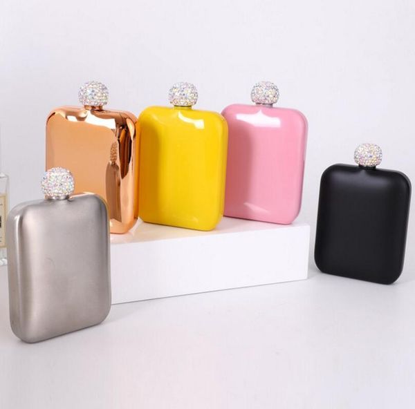 stainless steel hip flask 4 colors drinkware bottle portable outdoor travel wine pot with rhinestone lids 699
stainless steel hip flask 4 colors drinkware bottle portable outdoor travel wine pot with rhinestone lids 699
