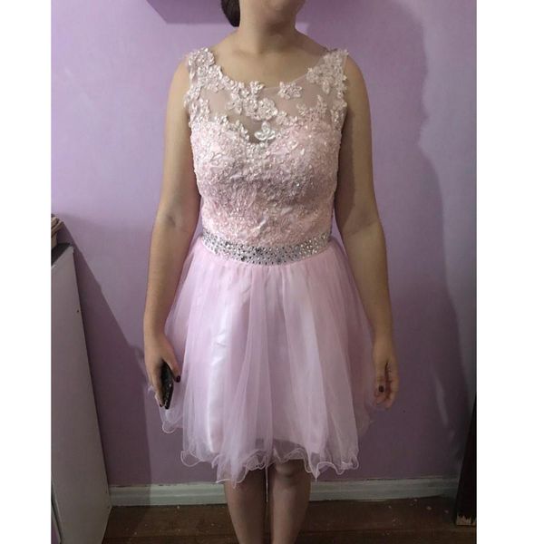 short homecoming dresses 2020 appliques beading vestidos cortos special occasion graduation dress pink prom gowns elegant, Blue;pink
short homecoming dresses 2020 appliques beading vestidos cortos special occasion graduation dress pink prom gowns elegant, Blue;pink