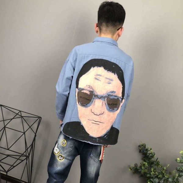 spring 2020 new uncle head casual denim jacket net red fast hand tiktok celebrity inspired shirt jacket mens fashion, White;black
spring 2020 new uncle head casual denim jacket net red fast hand tiktok celebrity inspired shirt jacket mens fashion, White;black