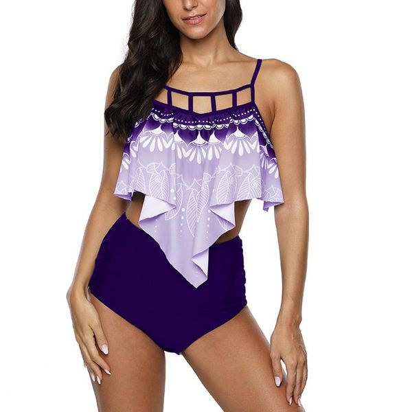 plus size women swimwear bikini sets retro ruffle bikini set floral print tankini push up swimsuit beachwear bathing suit, White;black
plus size women swimwear bikini sets retro ruffle bikini set floral print tankini push up swimsuit beachwear bathing suit, White;black