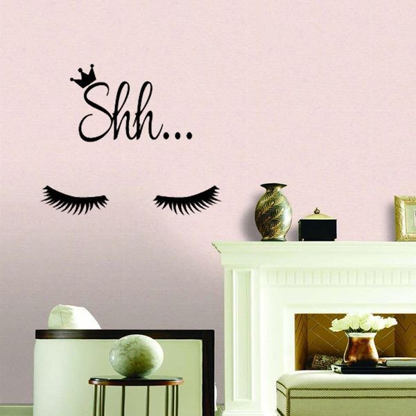 cute shh eyelash wall sticker for living room home decorative wall decal for kids children room wallpaper
cute shh eyelash wall sticker for living room home decorative wall decal for kids children room wallpaper