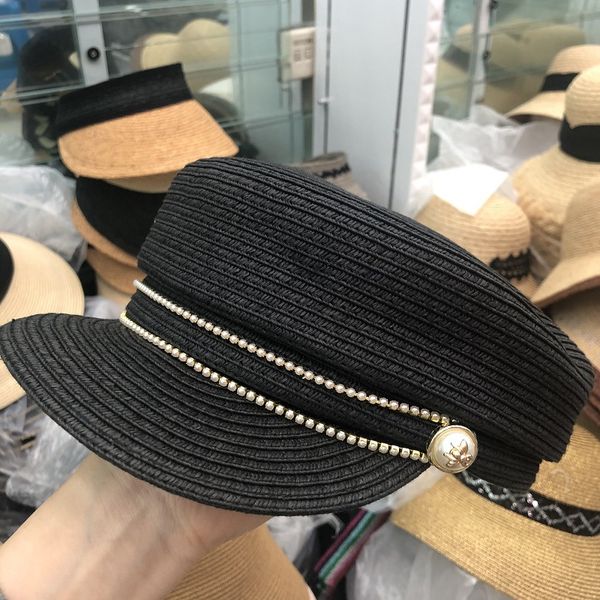 202003-yy fashion pearl bee black grass lady visors cap women leisure street hat, Blue;gray
202003-yy fashion pearl bee black grass lady visors cap women leisure street hat, Blue;gray