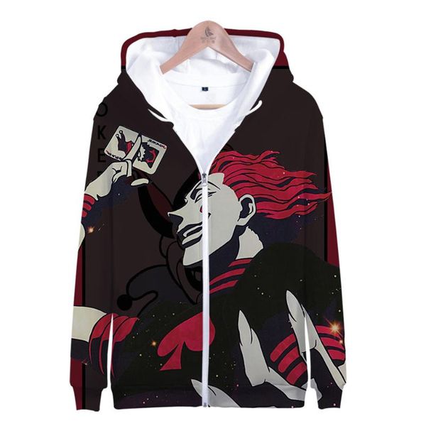 x hisoka 3d zipper hoodie sweatshirt men/women fashion casual hip hop hoodie harajuku streetwear cool coats, Black
x hisoka 3d zipper hoodie sweatshirt men/women fashion casual hip hop hoodie harajuku streetwear cool coats, Black