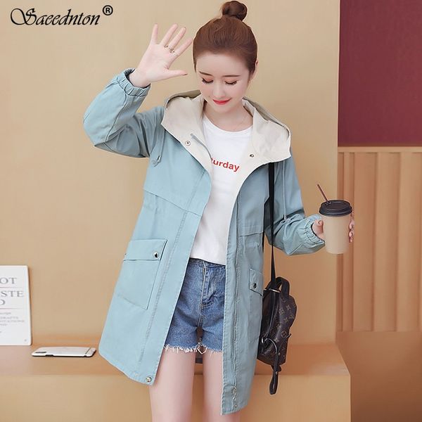 trench coat for women 2020 new spring clothes women's autumn outerwear casual long sleeve hooded windproof female windbreaker, Tan;black
trench coat for women 2020 new spring clothes women's autumn outerwear casual long sleeve hooded windproof female windbreaker, Tan;black