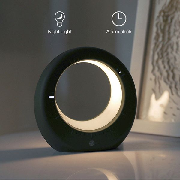 children's alarm clock, moon bedside night light, stepless dimming led night light usb charging digital clock bedroom office travel
children's alarm clock, moon bedside night light, stepless dimming led night light usb charging digital clock bedroom office travel