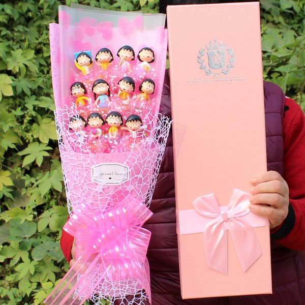 stuffed toys chibi maruko lovely crayon shinchan plush hellokitty doll with fake roses cartoon flower bouquet decorations valentines gift
stuffed toys chibi maruko lovely crayon shinchan plush hellokitty doll with fake roses cartoon flower bouquet decorations valentines gift