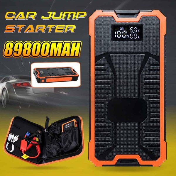 12v 89800mah car jump starter digital display starting device portable power bank fast charger dual usb output for car battery
12v 89800mah car jump starter digital display starting device portable power bank fast charger dual usb output for car battery