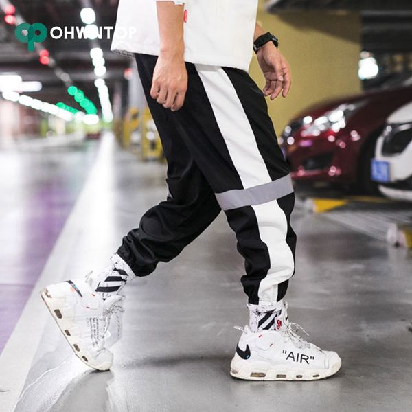 men's side striped harem pants tide brand sweatpants male urban casual fashion joggers trousers men hip streetwear, Black
men's side striped harem pants tide brand sweatpants male urban casual fashion joggers trousers men hip streetwear, Black