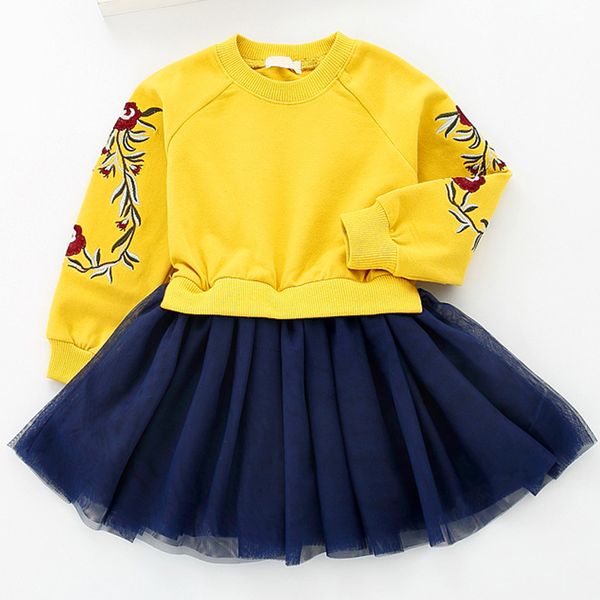 girls set new children's princess dress floral pringting long sleeved dress baby girl clothes kids dresses for girls, Red;yellow
girls set new children's princess dress floral pringting long sleeved dress baby girl clothes kids dresses for girls, Red;yellow