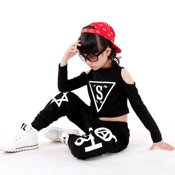 children hip hop harem pants girls jazz dance clothes popping dance costume set personalized and pants for child, Black;red
children hip hop harem pants girls jazz dance clothes popping dance costume set personalized and pants for child, Black;red