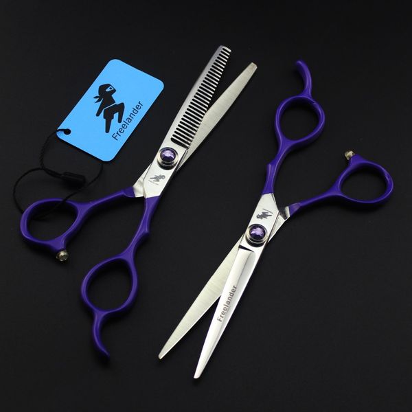 6.0 inch purple handle hairdressing scissors flat cut liu hai scissors tooth high-grade unique hairdressing
6.0 inch purple handle hairdressing scissors flat cut liu hai scissors tooth high-grade unique hairdressing