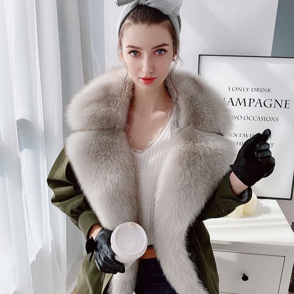 dauwawa 100% sheep leather parkas coat women real fur collar winter warm thick oversized jackets coats female dn1dso007, Black
dauwawa 100% sheep leather parkas coat women real fur collar winter warm thick oversized jackets coats female dn1dso007, Black