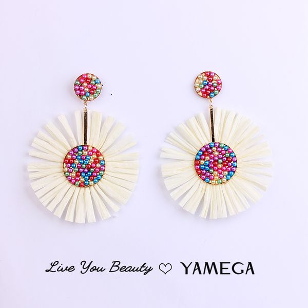 8 colors big round paper colorful earring unique yellow red purple jewelry gold dangle pearl drop earrings for women new arrival, Silver
8 colors big round paper colorful earring unique yellow red purple jewelry gold dangle pearl drop earrings for women new arrival, Silver