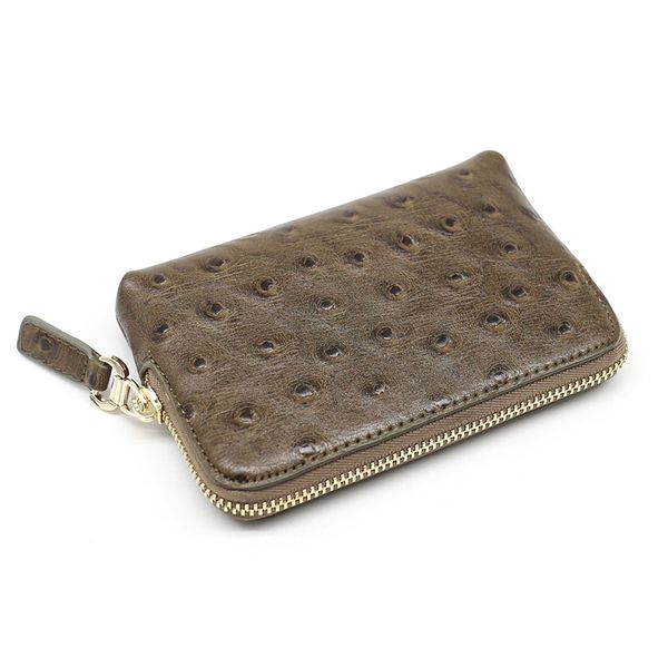 2018 new ostrich women clutch wallet split leather wallets female short wallet women zipper purse fashion coin purse, Red;black
2018 new ostrich women clutch wallet split leather wallets female short wallet women zipper purse fashion coin purse, Red;black