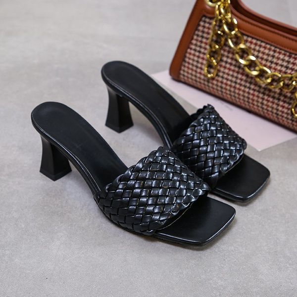 slippers woman mules ladies party slides women fashion plaid pumps women's female outdoor high heels pu leather plus size 44, Black
slippers woman mules ladies party slides women fashion plaid pumps women's female outdoor high heels pu leather plus size 44, Black