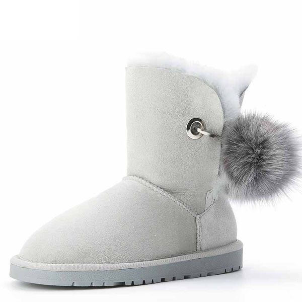 snow boot woman genuine sheep leather snow boots candy colors women warm fur ankle boots for women plush ball flat, Black
snow boot woman genuine sheep leather snow boots candy colors women warm fur ankle boots for women plush ball flat, Black