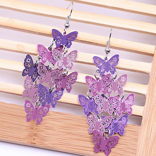 new unique butterfly drop earring ear hook women party jewelry for lady butterfly long tassel dangle earrings jewelry gift, Silver
new unique butterfly drop earring ear hook women party jewelry for lady butterfly long tassel dangle earrings jewelry gift, Silver