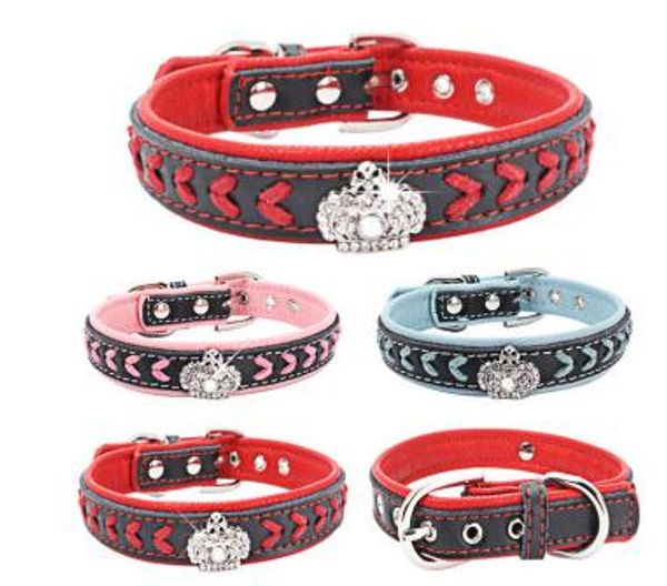 rhinestones crown dog collar woven pet necklace adjustable small dog cat collars puppy teddy fashion necklaces
rhinestones crown dog collar woven pet necklace adjustable small dog cat collars puppy teddy fashion necklaces