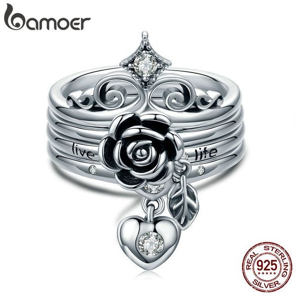 bamoer новое прибытие 100% стерлингового серебра 925 punk стиль сердце корона, цветок розы кольца для женщин ювелирные изделия стерлингового, Slivery;golden
bamoer новое прибытие 100% стерлингового серебра 925 punk стиль сердце корона, цветок розы кольца для женщин ювелирные изделия стерлингового, Slivery;golden