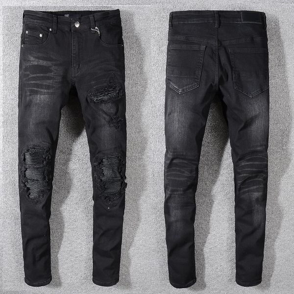 new italy style #575# men's distressed leather ripped patches pant washed aged black skinny jeans slim trousers size 29-42, Blue
new italy style #575# men's distressed leather ripped patches pant washed aged black skinny jeans slim trousers size 29-42, Blue