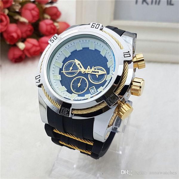all subdials work brand mens watches rubber strap quartz wristwatches luxury designer sport watches christmas gift, Slivery;brown
all subdials work brand mens watches rubber strap quartz wristwatches luxury designer sport watches christmas gift, Slivery;brown