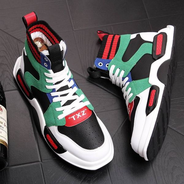 new arrival mens high casual shoes fashion forward cowboy hip hop shoes mixed colors trending leisure man 38-43, Black
new arrival mens high casual shoes fashion forward cowboy hip hop shoes mixed colors trending leisure man 38-43, Black