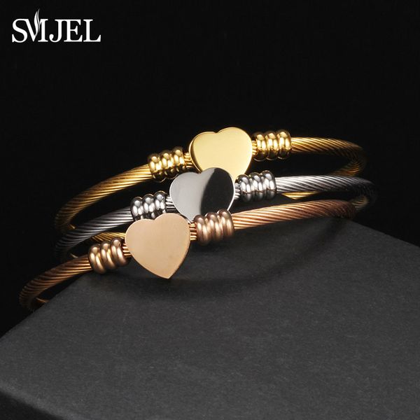 smjel stainless steel bangles & bracelets women wedding jewelry love heart cuff bangles fashion couple bangle party gifts, Black
smjel stainless steel bangles & bracelets women wedding jewelry love heart cuff bangles fashion couple bangle party gifts, Black