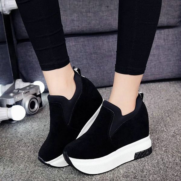 hidden increasing fashion flat platform shoes slip on casual loafers driving shoes women wedges sneakers a62-62 jy, Black
hidden increasing fashion flat platform shoes slip on casual loafers driving shoes women wedges sneakers a62-62 jy, Black