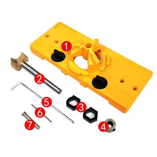 9 pcs new concealed 35mm cup style hinge boring jig drill guide set door hole template for carpenter woodworking diy tools
9 pcs new concealed 35mm cup style hinge boring jig drill guide set door hole template for carpenter woodworking diy tools