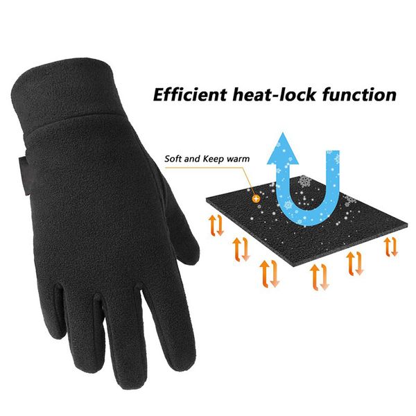 d-b winter gloves touchscreen thermal cycling bicycle ski outdoor non-slip motorcycle zipper gloves plush warm windproof, Black
d-b winter gloves touchscreen thermal cycling bicycle ski outdoor non-slip motorcycle zipper gloves plush warm windproof, Black
