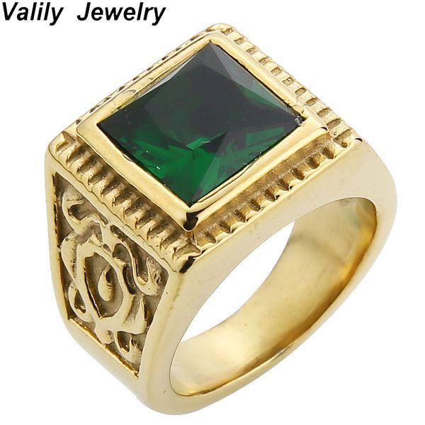 valily jewelry women's wedding ring stainless steel fashion flower square green glass ring for men gold color band rings jewelry
valily jewelry women's wedding ring stainless steel fashion flower square green glass ring for men gold color band rings jewelry