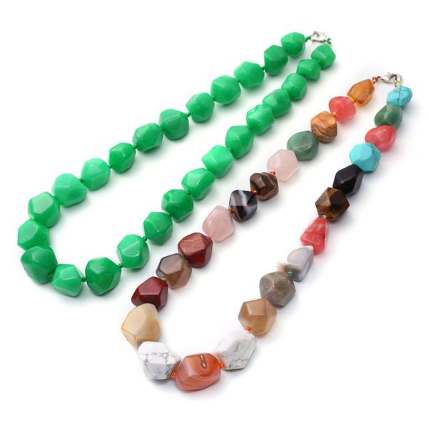 6pcs/lot natural quartz crystal stone labradorite colorful choker necklace irregular string energy beaded necklace collar free, Silver
6pcs/lot natural quartz crystal stone labradorite colorful choker necklace irregular string energy beaded necklace collar free, Silver
