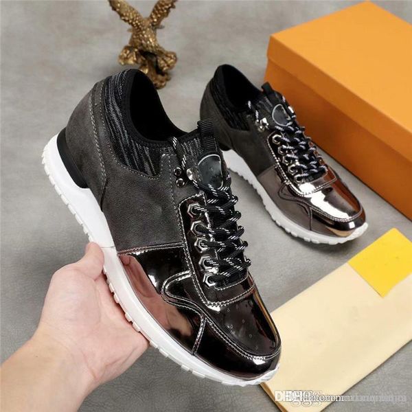 lovuitto line up monogram glazenewtrocadero run away casual shoes sneakers with original box, Blue;gray 
lovuitto line up monogram glazenewtrocadero run away casual shoes sneakers with original box, Blue;gray